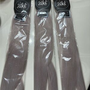 Zala Hair Extensions - ice queen platinum 22 inch tape in extensions invisi tape